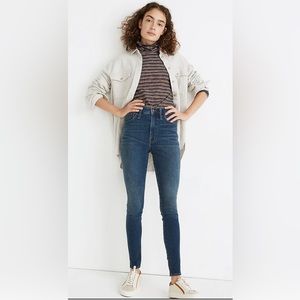 Madewell 10" High-Rise Roadtripper Supersoft Jeans Playford Wash - Size 24 - NWT